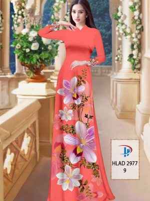Vải Áo Dài Hoa In 3D AD HLAD2977 39